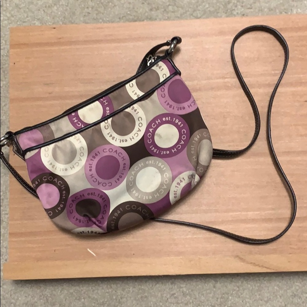 Mini coach crossbody purse